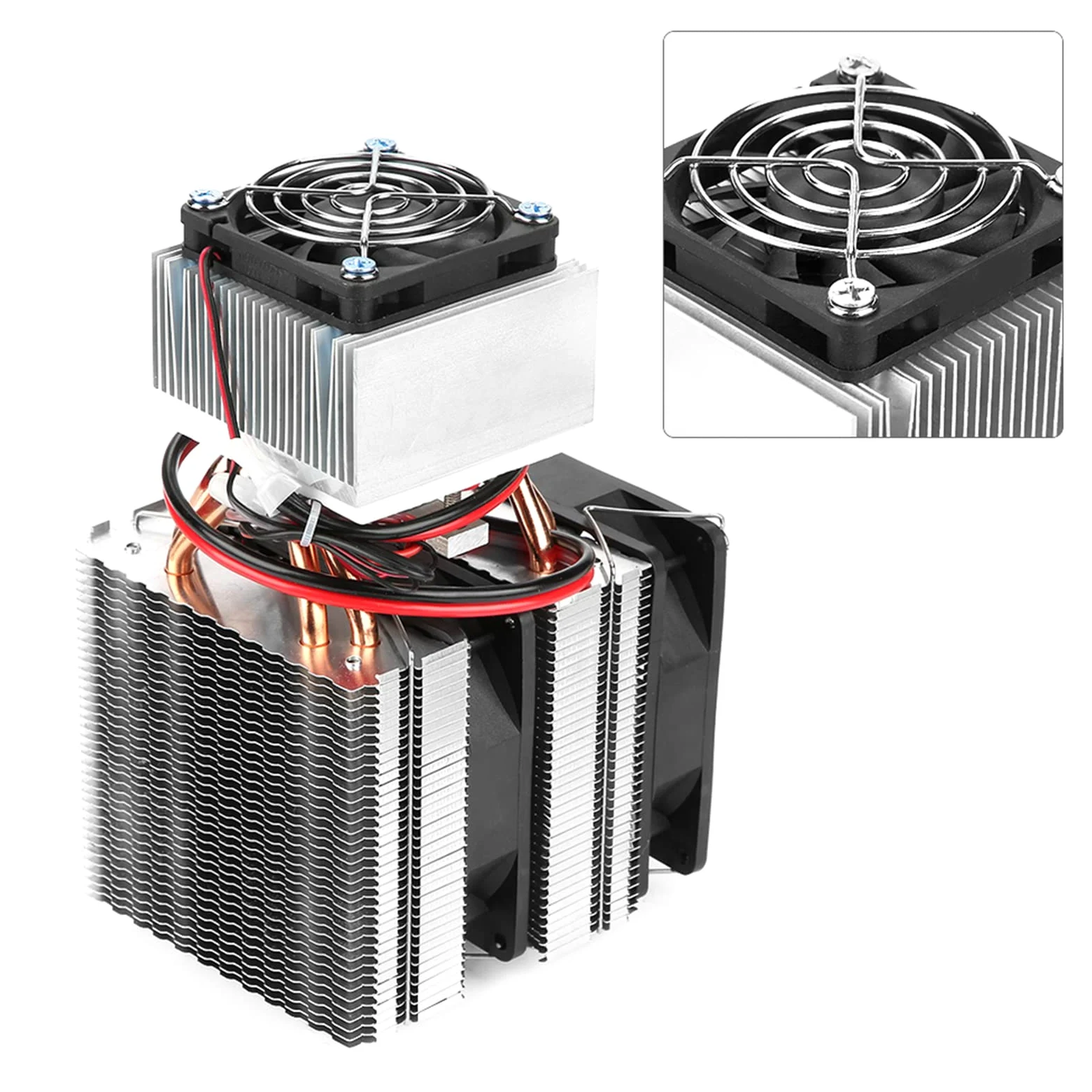 Dispositivo di Raffreddamento Termoelettrico per Dispositivo di Raffreddamento a Refrigerazione a Semiconduttore Fai-da-te per Mini Frigorifero, Condizionatore D'aria, per Animali Domestici