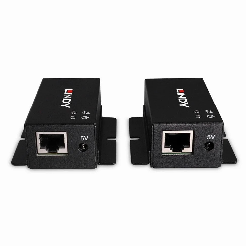 LINDY 43386 Estensore a 2 porte USB 2.0 da Cat.6 a 50 m