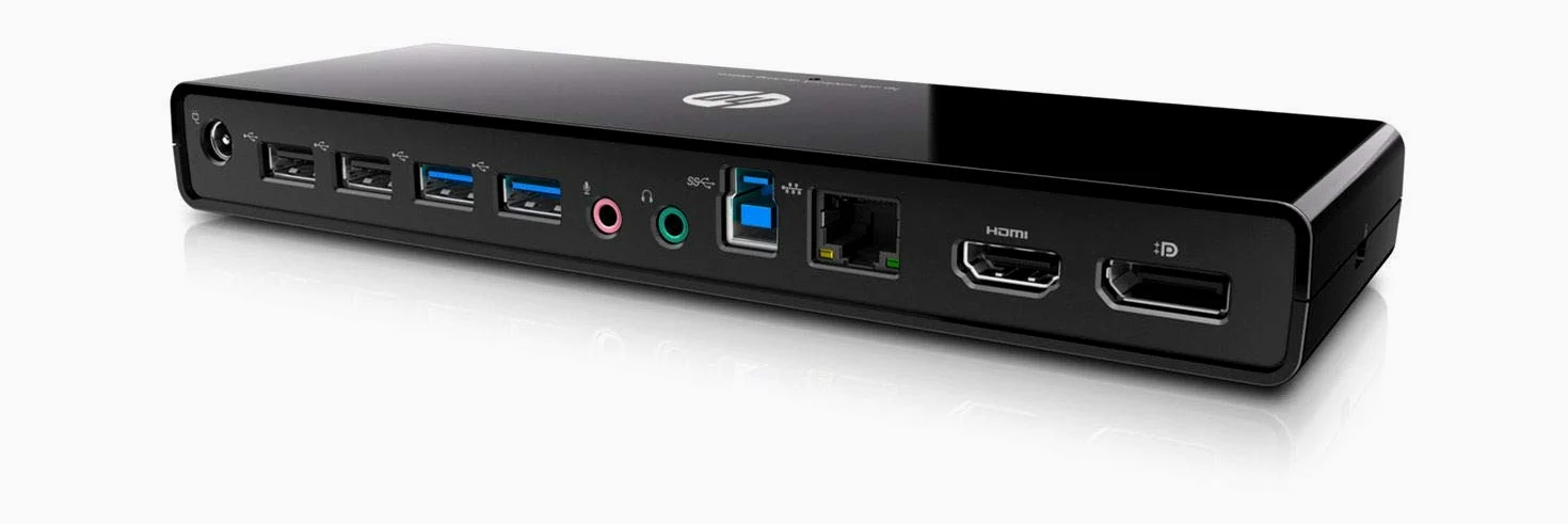 HP 3005pr USB3 Port Replicator (Ricondizionato Certificato)