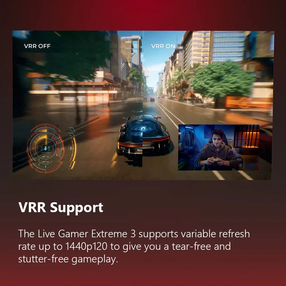 AVerMedia Live Gamer Extreme 3 GC551G2 – Scheda di acquisizione video 4K per streaming, acquisizione 1440p120, compatibile con PS5, Xbox Series X/S, Switch 2, PC, Twitch, OBS, Windows, Mac