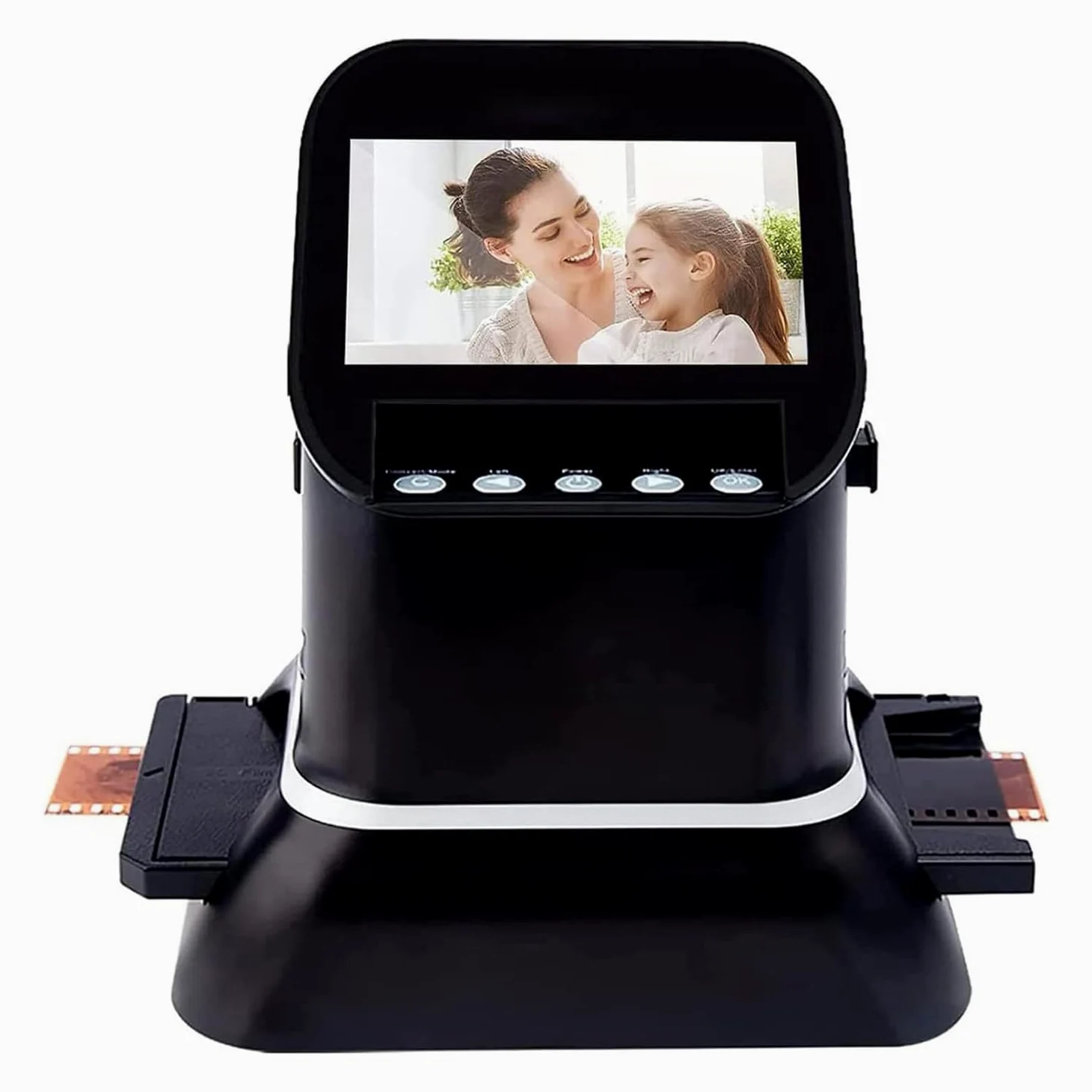 Dispositivo Digitale da Viaggio per Famiglie, Digitalizza Pellicole Medio Formato 120, Microfiche E Negativi Comuni, Semplice da Usare Durante Le Gite E Gli Spostamenti