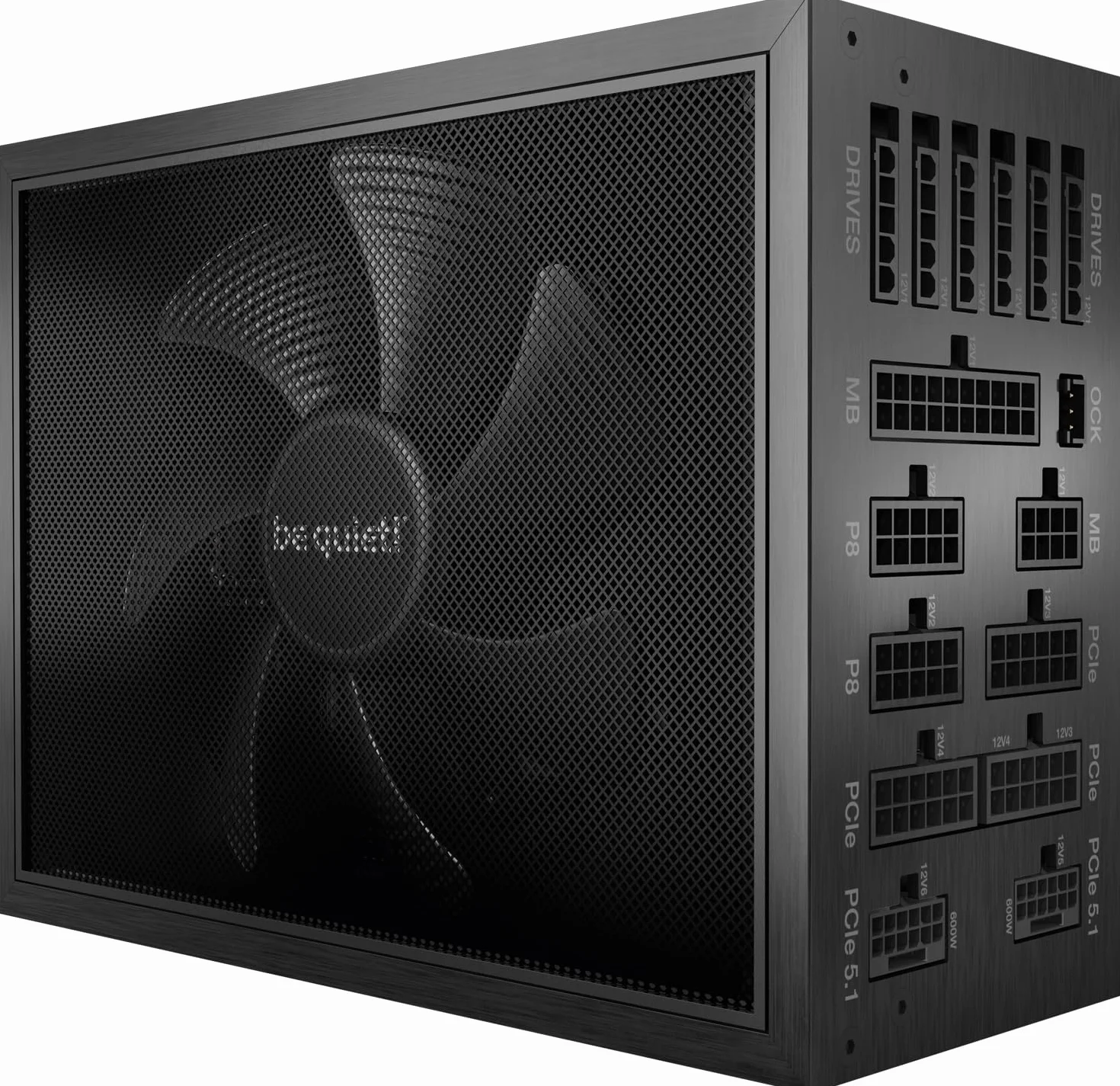 be quiet! Dark Power Pro 13 1600W alimentatore, ATX 3.1, 80 PLUS Titanium, regolazione digitale, ventola Silent Wings virtualmente inudibile, per GPU PCIe 5.1 e PCIe 6+2, cavo 12V-2x6 incluso
