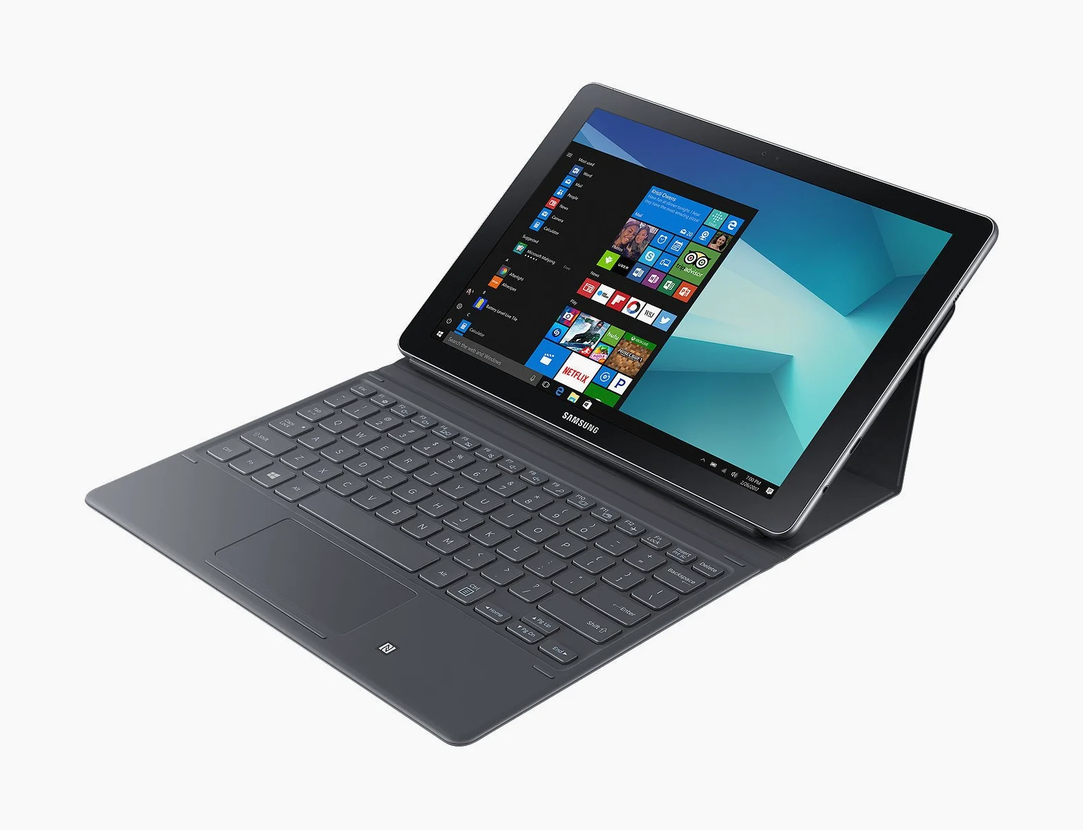 Samsung Galaxy Book Tablet Black, Display da 10.6, 64 GB Espandibili, LTE, Nero [Versione Italiana]