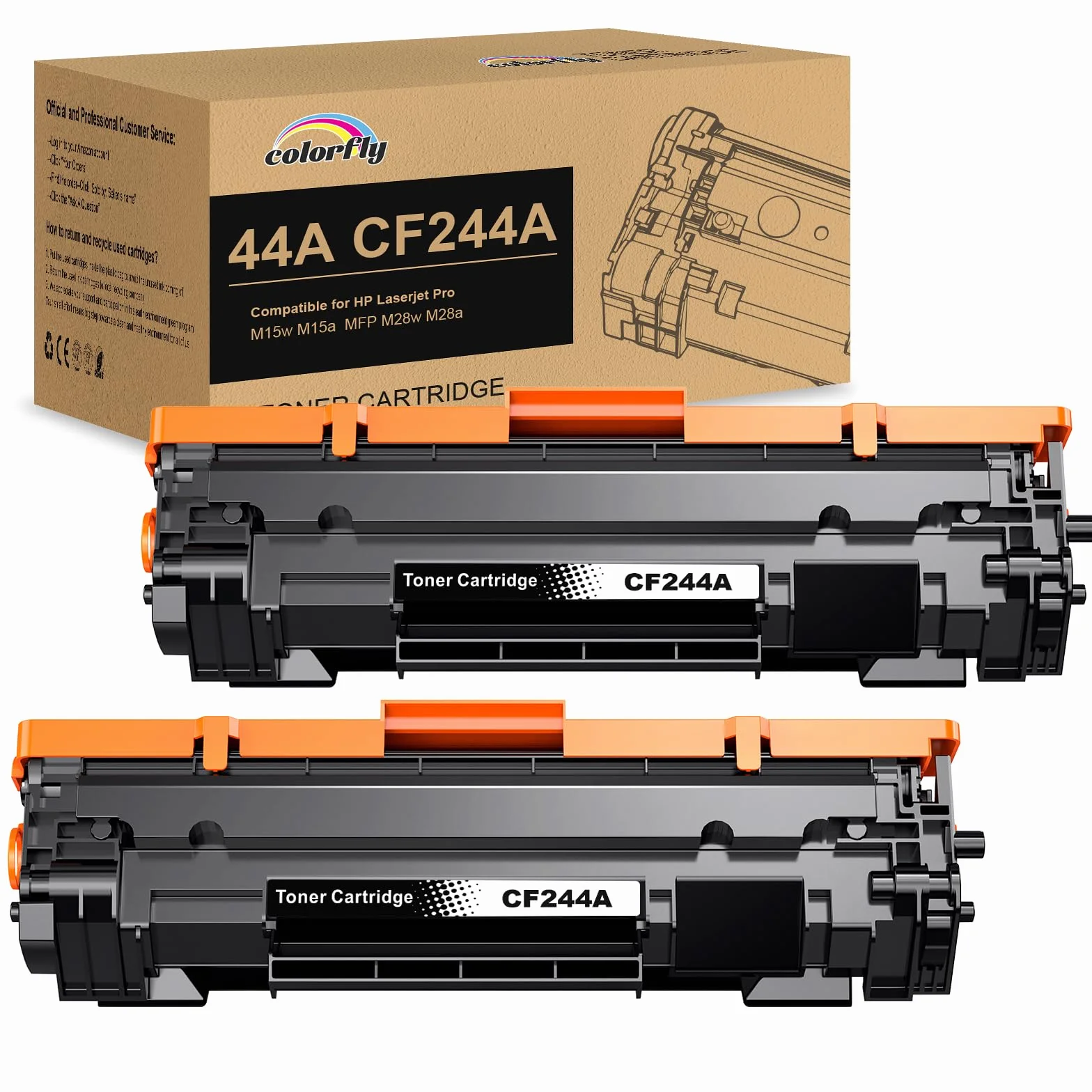 colorfly 44A CF244A cartucce toner compatibili per hp 44A CF244A per Laserjet Pro MFP M15a M28a M28w M15w