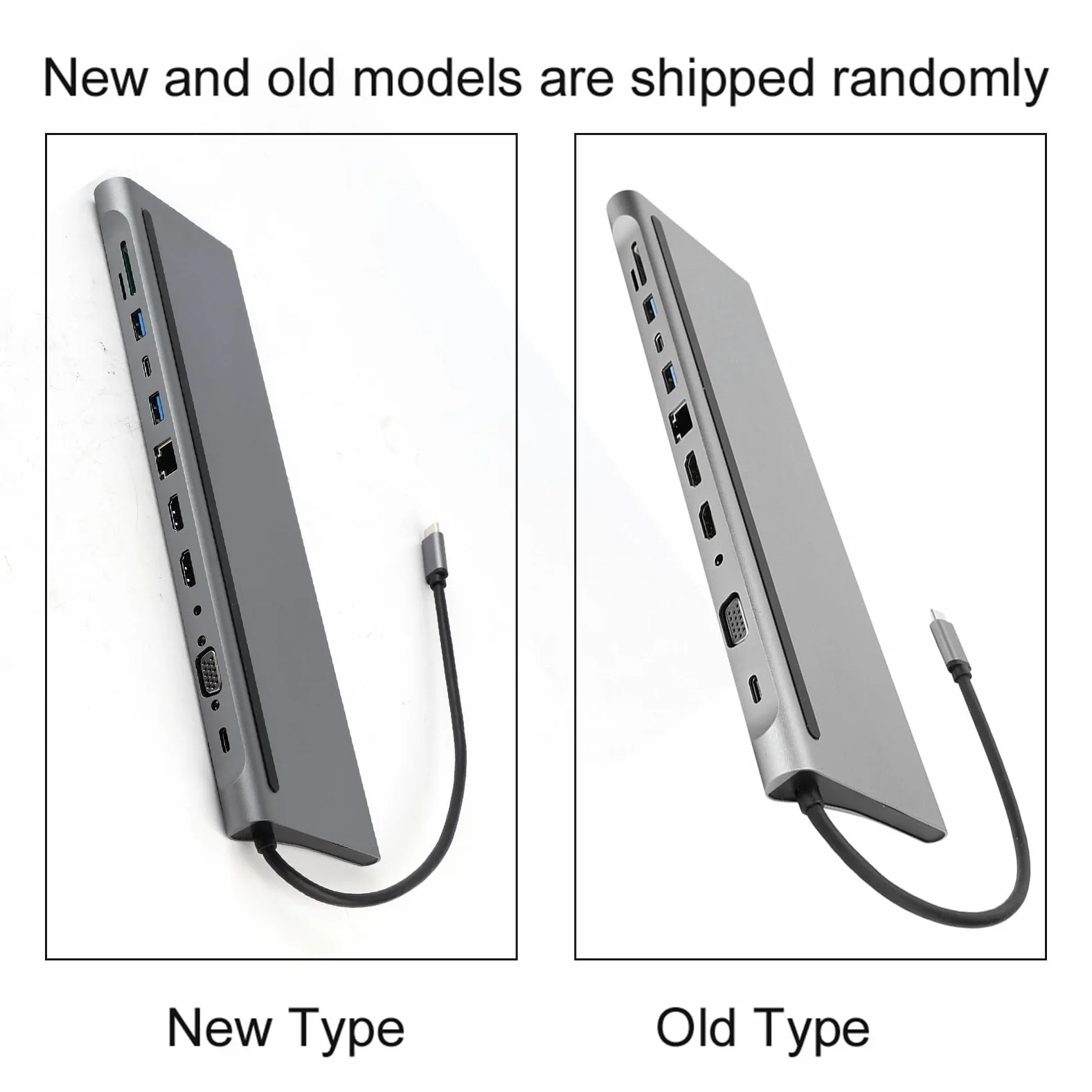 Ausla Docking Station 12 in 1, Lega di Alluminio, Opzioni di connettività Multiple, Compatibile con Laptop di Tipo C, Supporta Uscita 4K e VGA