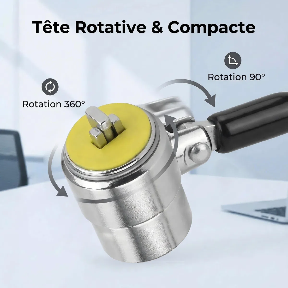 Antifurto per computer portatile, con cavo di sicurezza adesivo 3M resistente, lunghezza cavo: 2 m con 2 chiavi, per portatile / tablet / telefono