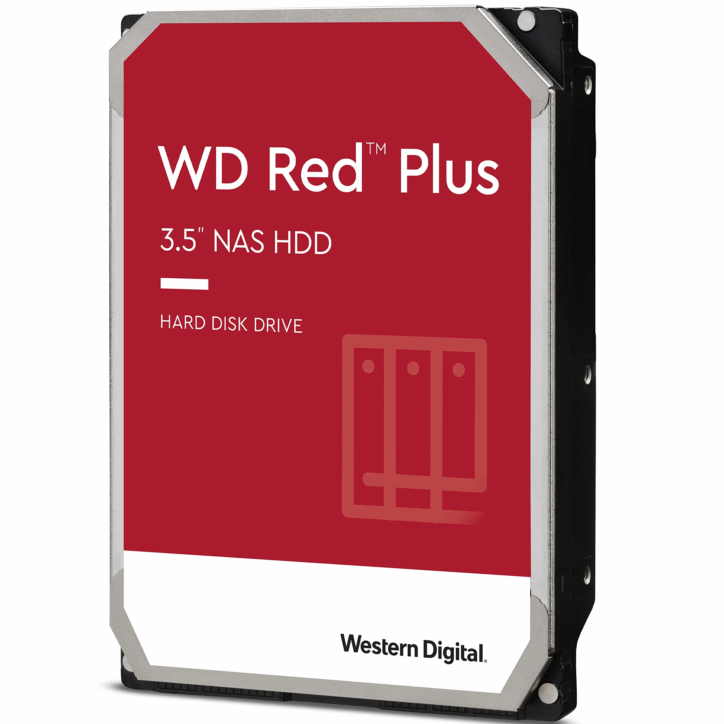 WD Red Plus, 4TB, NAS 3.5" Disco Rigido Interno - Classe 5.400 RPM, SATA 6 GB/S, CMR, Cache 64 MB