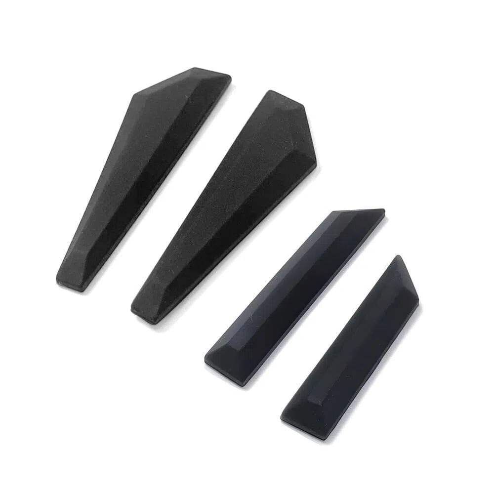 ZAHARA 4pcs DShell Rubber Foot Strips Piedino in Gomma per MSI MS1581 Katana GF66 11UE Piedini in Gomma per alloggiamento pc Rubber Feet Nero