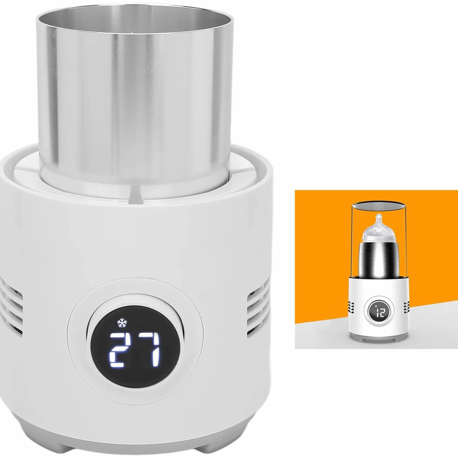 Refrigeratore per Tazze, per Casa, Ufficio E Viaggi | Scaldatazze da scrivania 2 in 1 per caffè, tè, bevande, acqua, latte e birra, Funzioni di riscaldamento e raffreddamento