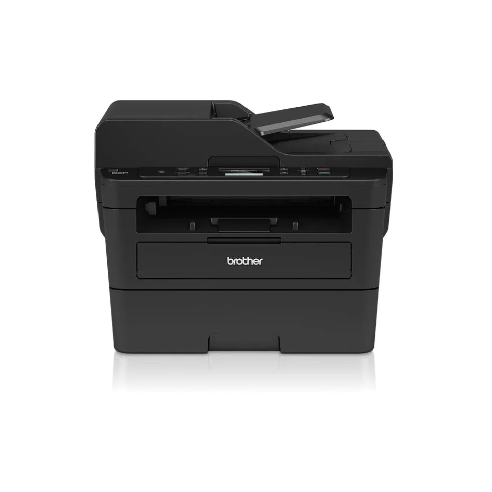 Brother DCPL2550DN Stampante Multifunzione Laser 3 in 1 Bianco e Nero, 34 ppm con Scheda di Rete Cablata (no WiFi), Stampa Fronte/Retro Automatica, ADF da 50 Fogli e Display LCD