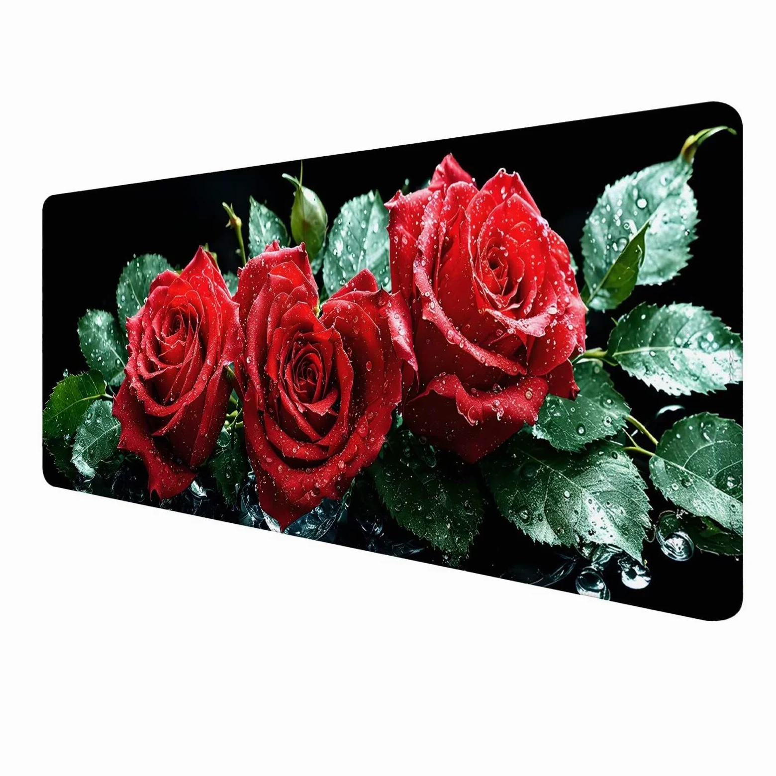 Rosso Tappetino Mouse Gaming, Tappetino Mouse XXL 1200 x 500 mm, Tappetino Mouse Rosa, Mouse Pad con Base Antiscivolo, Bordi Cuciti Tappetino per Mouse, Tappetino Mouse Gaming di Alta Precisione S-22