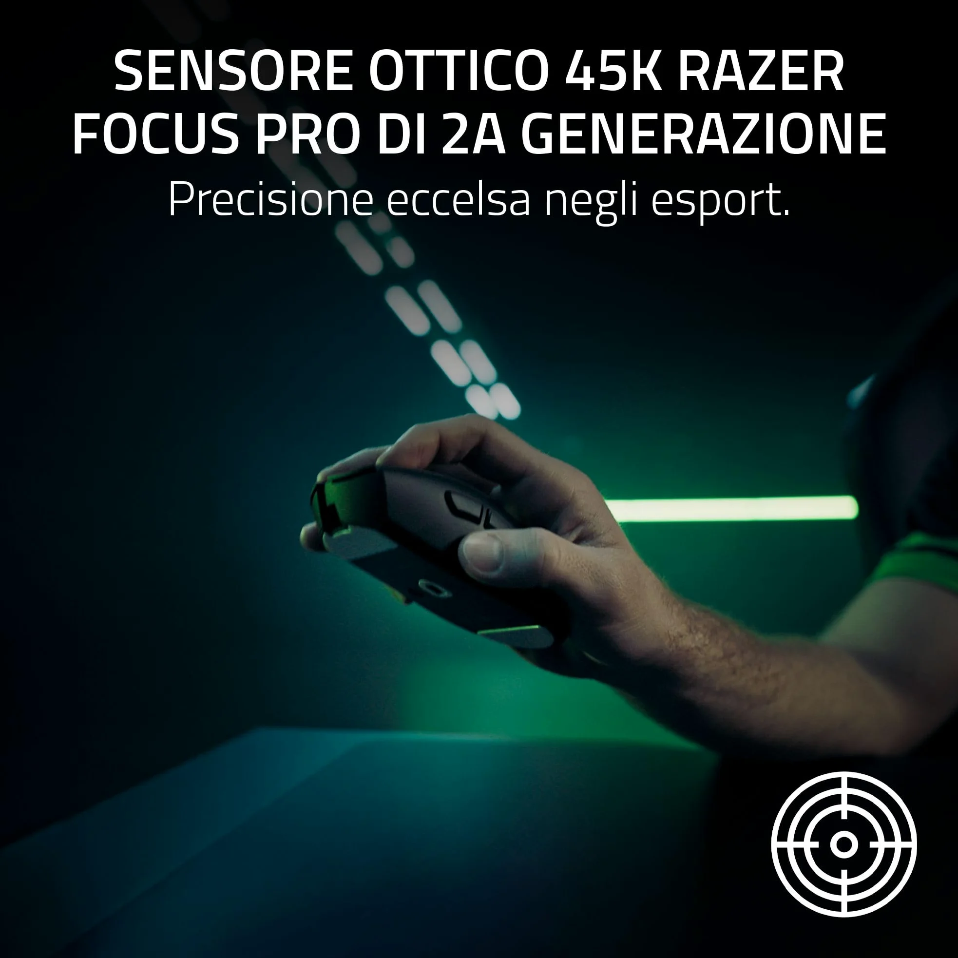Razer DeathAdder V4 Pro NiKo Edition - Mouse senza fili ergonomico per eSport ultraleggero - 57 g - 2,4 GHz Hyperspeed - Focus Pro 45K Sensore - 8K Hz Polling - Ottici Switches Gen-4 - PC/Mac | NiKo