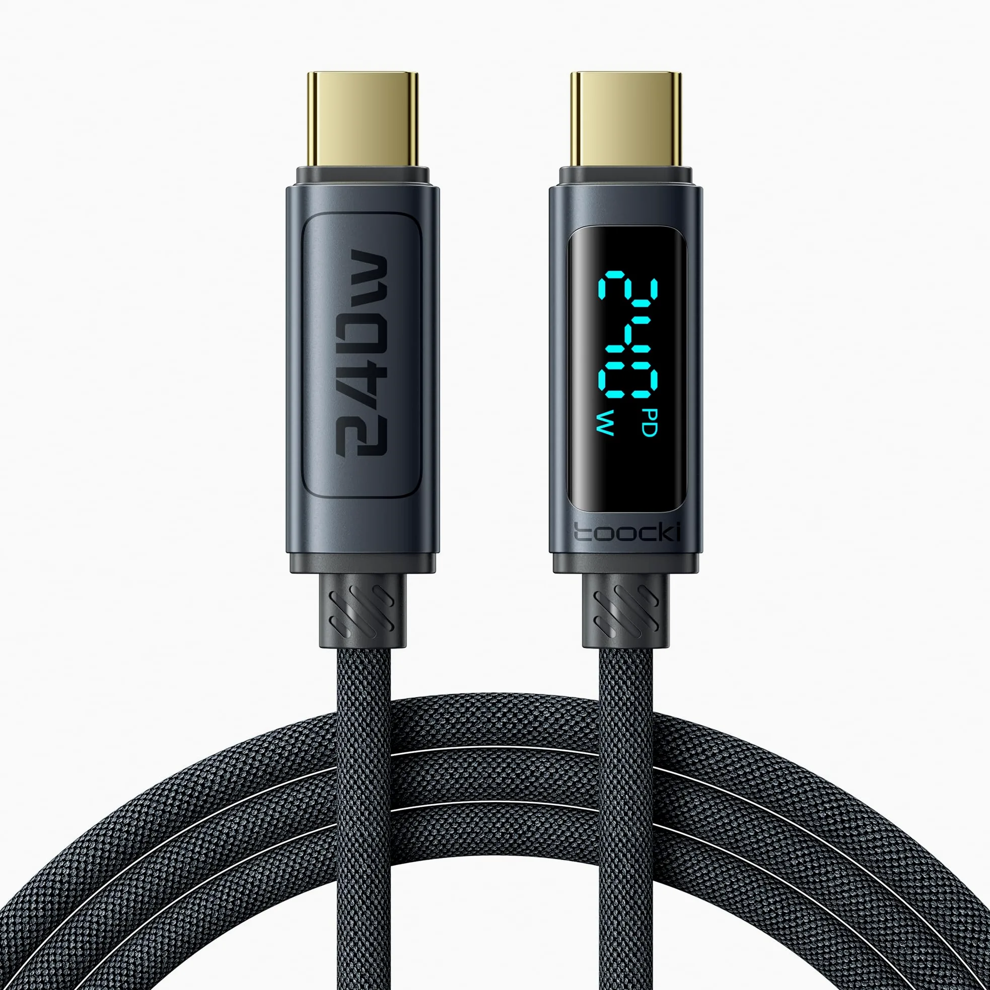toocki Cavo USB C USB C 100W, 3m Cavo USB Type-C PD 5A Ricarica