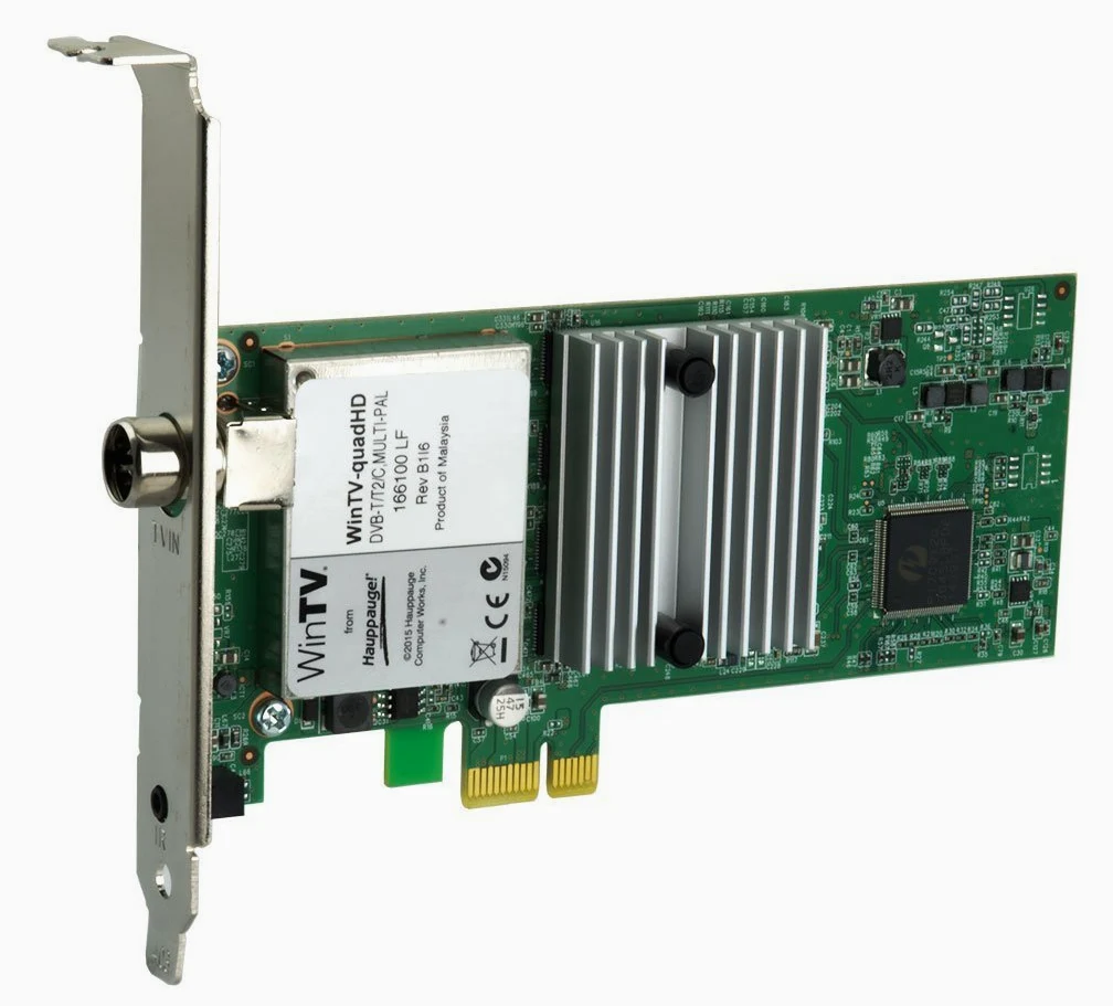 Hauppauge WinTV-quad HD TV Tuner Digitale per la TV, Nero/Antracite