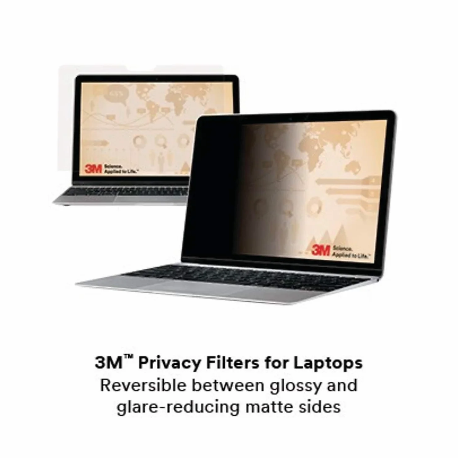 3M Privacy Filter for 14" Widescreen Laptop, Nero