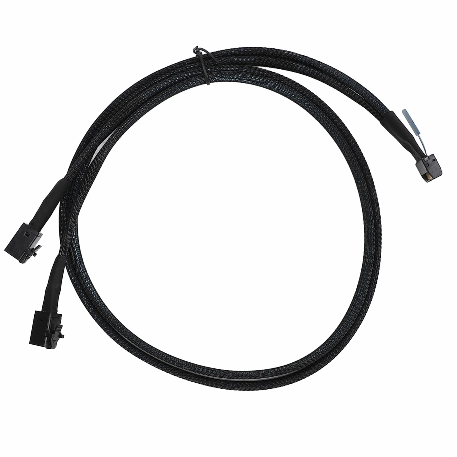 Cavo da MCIO 8i a 2*SFF-8643, MCIO 8i da 74 Pin a Mini SAS HD SFF-8643, PCIE 5.0, velocità di Trasferimento 32 GT/s, per Server, Data Center, 80 Cm