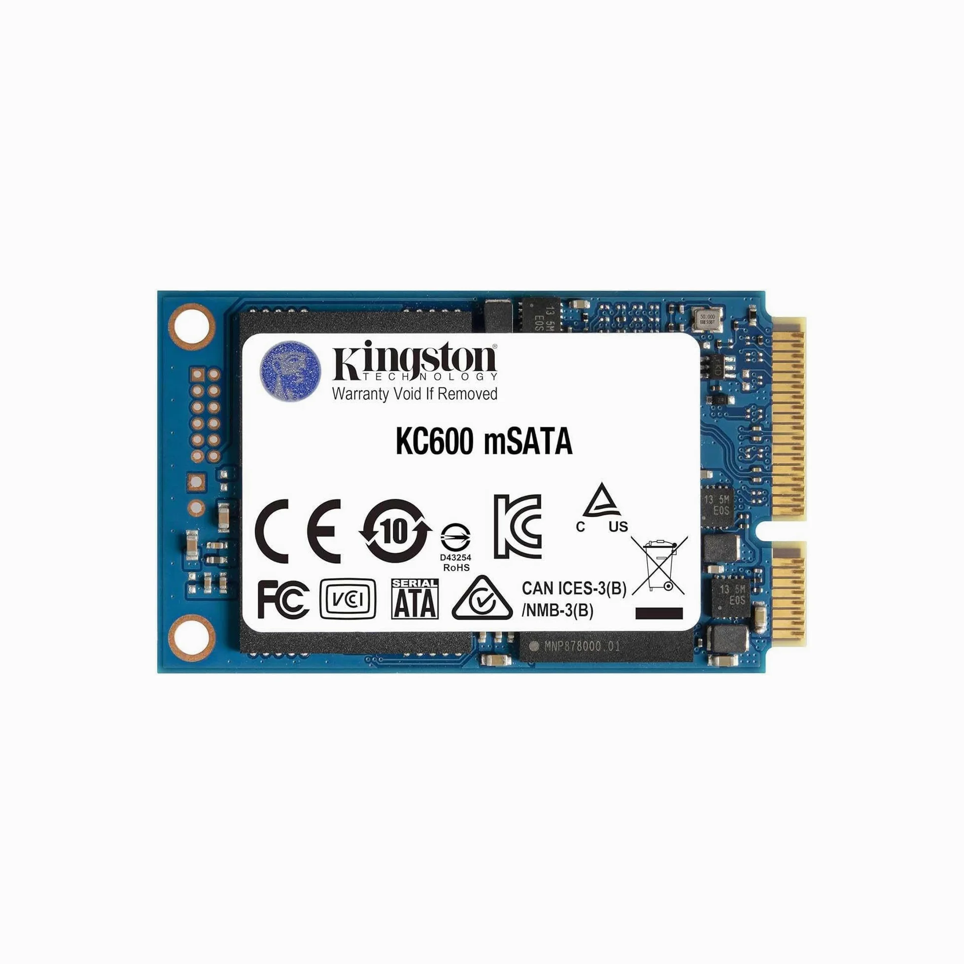 Kingston KC600 512G SSD SATA3 mSATA - SKC600MS/512G
